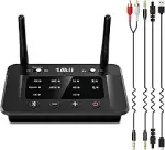 1Mii B03 Bluetooth 5.3 Transmitter & Empfänger für TV & Stereoanlage, aptX Adaptive/HD/Low Latenc...