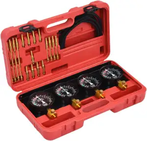 vidaXL Vergaser Synchrontester 4 Vergaseruhren Synchronuhren Motorrad Synchronte