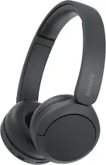 Sony WH-CH520 Kabellose Bluetooth-Kopfhörer - bis zu 50 Stunden Akkulaufzeit mit Schnellladefunktion, On-Ear-Modell - Schwarz