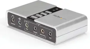 StarTech.com USB 2.0 Soundbox 7.1 Adapter - externe USB Soundkarte mit SPDIF Did