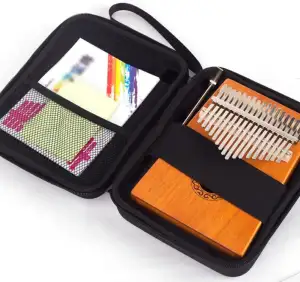 Kalimba Aufbewahrungskoffer, 17 Ton Kalimba Box, 21 Tasten Kalimba Fall, Daumen 