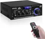 HiFi-Verstärker AK45 Mini Bluetooth Stereo-Audioverstärker Receiver 12V/ 220V 600W 2 Kanäle Digit...