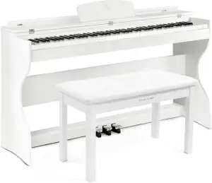 MUSTAR E-Piano 88 Tasten mit Klavierhocker, Digital Piano, Elektrisches Klavier 