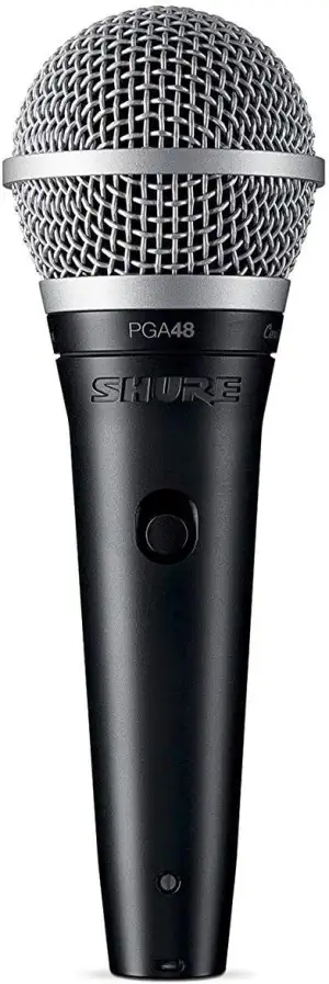 Shure PGA48 Niere Dynamisches Gesangsmikrofon mit XLR-zu-XLR-Kabel