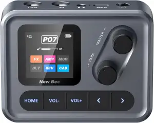 New Bee Guitar Pedal 6 Effektmodule 80 Presets Multieffektgerät Gitarre Wiederau