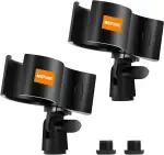 Mikrofonclip Verbesserter Mikrofon Halterung Verstellbarer Mikrofonhalter mit 5/8 Zoll auf 3/8 Zo...