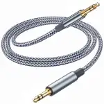 Aux Kabel, Audio Kabel 3,5mm Klinkenkabel [1,2M] Stereo Klinke auf Klinke Nylon Geflochtenes Kabel für kopfhörer, Auto, PC, Handy, Lautsprecher, Stereoanlagen, MP3 MP4 Player usw