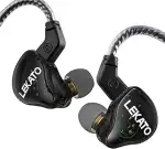 LEKATO H5 In Ear Monitor Kopfhörer Hybrid HiFi IEM Ohrhörer für Musiker Abnehmbares 2-poliges Kab...