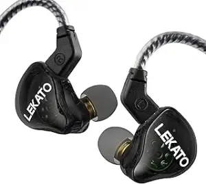 LEKATO H5 In Ear Monitor Kopfhörer Hybrid HiFi IEM Ohrhörer für Musiker Abnehmba