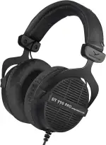 beyerdynamic DT 990 Pro Einseitiger, kabelgebundener On-Ear-Studio-Kopfhörer für Mixing, Mastering und Editing (80 Ohm schwarz)
