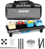 Ghost Fire Pedalboard für Gitarre aus Aluminiumlegierung, 0,36 kg, leichtes Effektpedal, 35 x 14 ...
