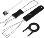 Bremorou 4 Stück Keycap Puller Switch für Mechanische Tastaturen, Switch Puller Set Universelles ...