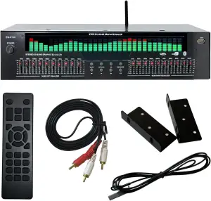 31 Band Digitaler Equalizer, Audio Visualisierer Mit LED Spektrumanzeige, Profes