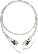 Pro-Ject Phono Kabel 1,23m – Phonokabel mit Erdung für Plattenspieler