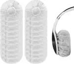 Yizhet 200 Stück Einweg-Kopfhörer-Schutzüberzieher, Weiß, Für Kopfhörer mit 7 bis 8,5cm Ohrpolstern