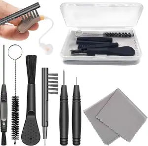 7 Pcs Hörgeräte-Reinigungsset,Hörgeräte-Reinigungswerkzeuge,Hörgerätebürsten Zur Reinigung, Zubehör Für Kopfhörer,Zubehör Mit Etui