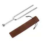 1 Stück Stimmgabel 440 hz, 440 Hz Stimmgabel aus Edelstahl, Mit Fleece-Kordelzugtasche, Für Standard-Instrumente, Geigen, Gitarren Tuner-Equipment