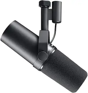 Shure SM7B Dynamisches Gesangsmikrofon für Rundfunk, Podcast und Aufnahmen, XLR-