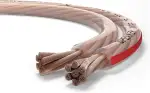 Oehlbach Speaker Wire SP-25 - Stereo HI-FI Lautsprecherkabel, Boxenkabel mit OFC (sauerstofffreies Kupfer) 2x2,5 mm² Mini Spule Lautsprecher Kabel - Glasklar 10 Meter
