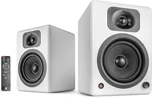 wavemaster TWO NEO soft white – Regallautsprecher-System (60 Watt) mit Bluetooth