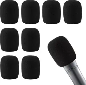 8 Stück Popschutz Mikrofon Windschutz,Mikrofon Schaumstoff,Mikrofonabdeckung,Ant