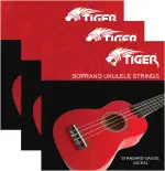 TIGER Ukulele Saiten – Pack von 3