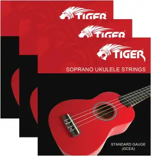 TIGER Ukulele Saiten – Pack von 3