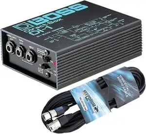 Boss DI-1 aktive DI-Box Direct Box + XLR Kabel