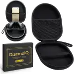 Kopfhörer Case für Over-Ear Kopfhörertasche mit Hartschale Stoßfest und Wasserdicht Universelle Schutzhülle und Reisetasche für Kopfhörer mit zusätzlichem Zubehörfach