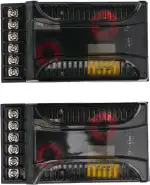 Ausla 500 W 2-Wege-Car-Audio-Passiv-Crossover-Netzwerke, 2er-Pack Klangverstärkungswerkzeug, mit Bassinduktor und Magnet