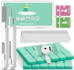 Reinigungsknete Handy&Kopfhörer,Handy Reinigungsset inkl Profi Reinigungs-Tool, Geeignet zur Reinigung in verschiedenen Öffnungen Für AirPods, USB-C-Anschlüsse und Lautsprecher geeignet-Green
