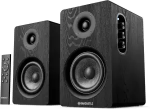 Oakcastle BK100 Lautsprecher Boxen Bluetooth 5.4 | 60W 2.0 Regallautsprecher | H
