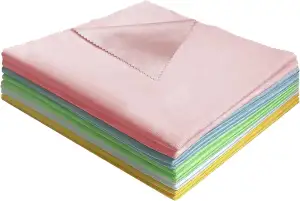 10 Stück Instrumenten Reinigungstuch, 30 x 30cm Klavier Zubehör Weich und Kratzf