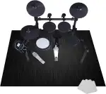 Akustische Schlagzeugmatte, schalldämmend, für Schlagzeug und Percussion, Trommelmatte, elektronischer Schlagzeugteppich, geräuschdämpfend, 100 x 80 cm