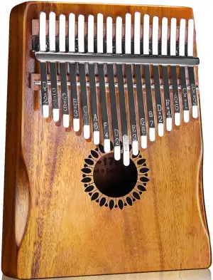 Newlam Kalimba Daumenklavier 17 Tasten Musikinstrument, Fingerklavier Instrument
