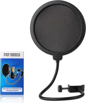 Professioneller Mikrofon-Pop-Filter-Schutz, Mikrofon-Windschutz-Schild mit Blue 