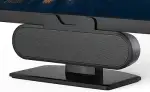 INGA USB-Lautsprecher für Computer-Monitor und Laptop, Clip-On Desktop-Soundbar, USB/C-PC-Lautspr...