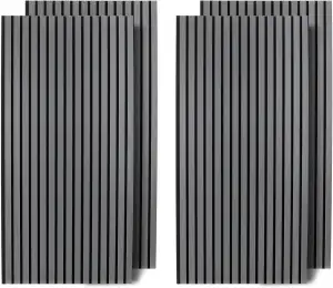 Akustikpaneele, Wandverkleidung, Innenwanddekoration, 6 Stück 120x60cm, 2,1cm di