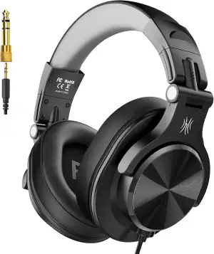OneOdio A71D Over-Ear Kopfhörer, Studio Monitor Kopfhörer mit Kabel, Hi-Res Audi