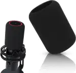 QuadCast 2 Popschutz - Mikro Windschutz Schallschutz Kompatibel mit HyperX QuadCast 2 S Mic, Öffnung von Oben für Mehr Bedienkomfort, Schutz Mikrofon Pop Filter Schaumstoff Windshield von YOUSHARES