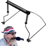 Mundharmonika-Halter, verstellbarer Halshalter, 10 Löcher, Mundharmonika-Halter, kratzfester Hals, Ständer, Zubehör für Mundorgel und Harfe