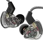 Yinyoo In Ear Monitoring CCZ Melody HiFi Ohrhörer, Deep Bass Kabel Kopfhörer für Musiker, Sänger ...