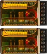 2-Wege-Frequenzweiche für Lautsprecher, 2er-Pack, Lautsprecher-Frequenzteiler, 2-Wege-Auto-Audio-Lautsprecher, Zwei Frequenzweichen, Frequenzweiche