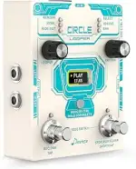 Donner Circle Looper Record Gitarren Effektpedal mit Time Progress Bar Display Loop Pedal Max. 4m...