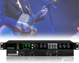 Audio Prozessor Equalizer Digital Reverb DSP mit 99 voreingestellten Programmen 