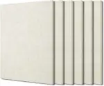 BXI Schallabsorber Akustikplatten-40 x 30 x 0,9 cm, 6 Stück hochdichtes Akustik-Absorptionspaneel, Schallabsorbierende Paneele zur Reduzierung von Nachhall und Echo, Anheftbare Akustikpaneele für Wand