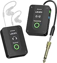 LEKATO MS-02 Drahtloses In-Ear Monitoring System, Professionelles kabelloses 2.4