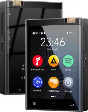 HiFi MP3 Player mit Bluetooth und WiFi, tragbarer Android 9.0 Spotify MP3-Player