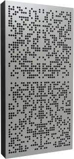 Bluetone Acoustics Binary AbFuser Akustikpaneele – Schalldämmung Akustikplatten – Akustik Absorber und Diffusor zum Heimkino, Studio, Wohnzimmer- Acoustic Panel (Grau, 100x50x5cm)