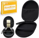 1 Stück Kopfhörer Case Over Ear Hartschale Kopfhörertasche Schutzhülle Universal Headset Tasche Zubehör Aufbewahrungsbox Hardcase für Bluetooth Funkkopfhörer Reise Schwarz